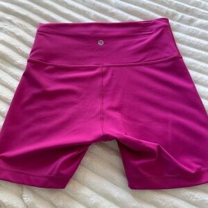 lululemon athletica Women's Magenta Bike Shorts